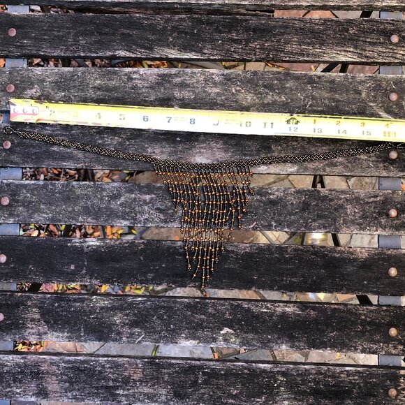 Copper bead necklace - Picture 5 of 5